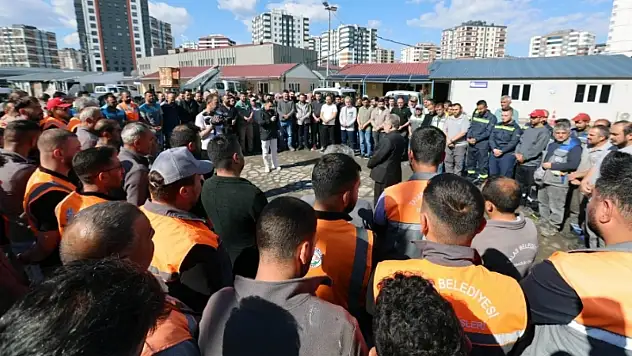 Talas'ta bayram mesaisine teşekkür ziyareti