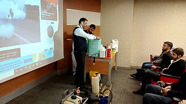 Talas'ta Biyosidal Ürün Uygulayıcı Sertifika Eğitim programı düzenlendi