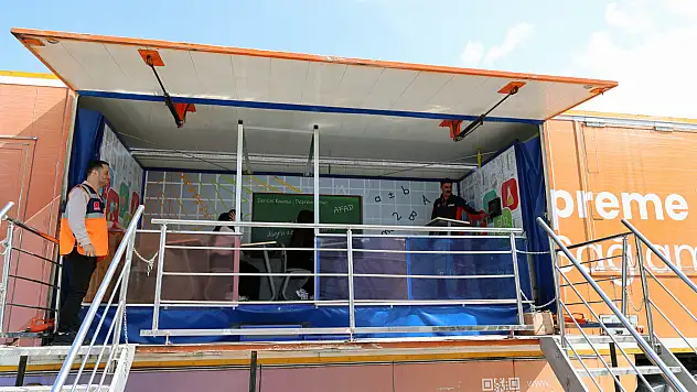 Talas'ta Deprem Tırı İle 6,4'lük Tatbikat!