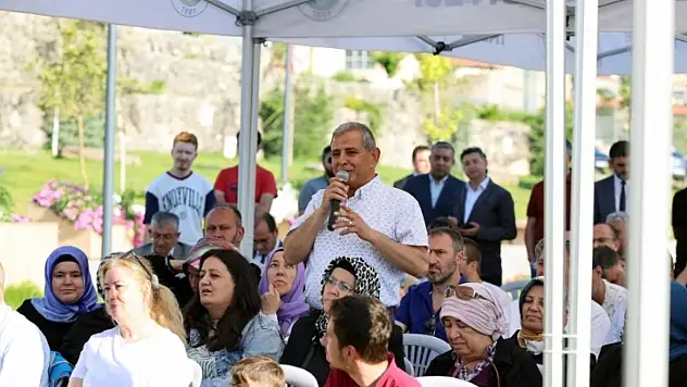 Talas'ta halkla buluşma programı yoğun ilgi gördü