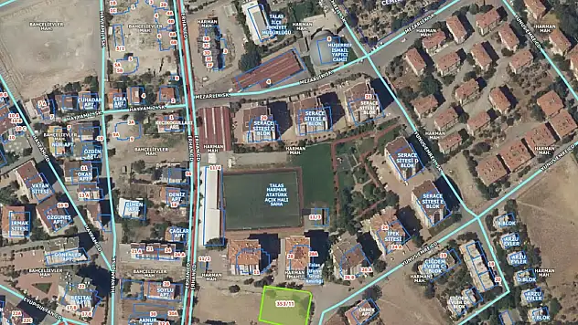 Talas'ta 18 ay taksitle konut arsası satılacak!