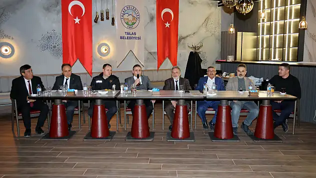 Talas'ta muhtarlarla koordinasyon toplantısı yapıldı