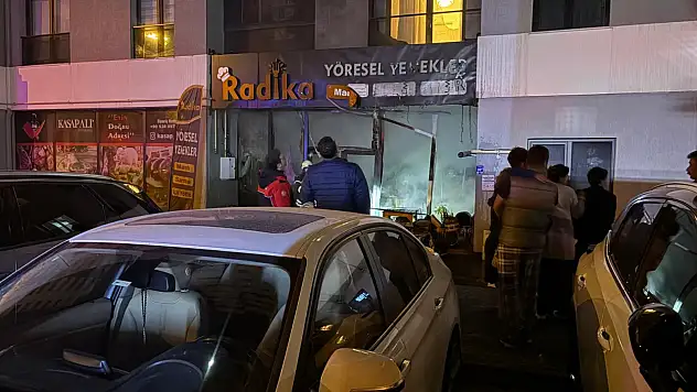 Talas'taki restoranda çıkan yangın söndürüldü!
