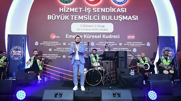 Talaslı işçilerden Antalya'da müzik dolu gece...
