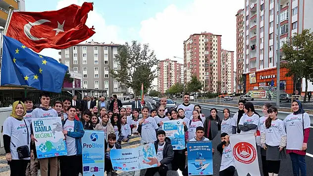 Talaslı öğrenciler su okuryazarlığında Türkiye'yi temsil ediyor!