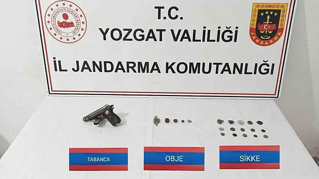 Yozgat'ta tarihi eser kaçakçılarına Jandarma dur dedi!
