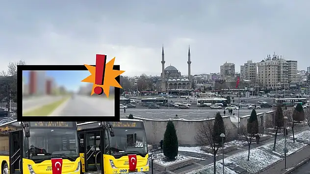 Tatil oldu, bütün otobüsler boş kaldı – Kayseri'de o mahalle yine sıkıntı yaşadı!