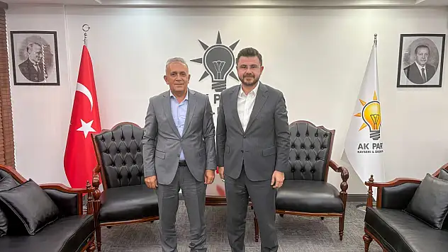 Tayini çıkan müdürden, AK Parti İl başkanı Okandan'a veda ziyareti