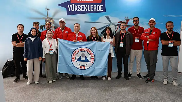 TEKNOFEST'te Erciyes Üniversitesi rüzgarı...