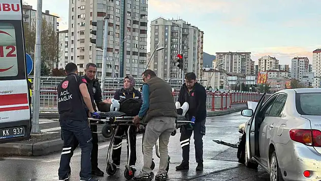 Kayseri'de ticari taksi refüje çıktı