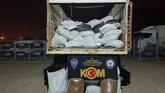 4 ton tütün ele geçirildi