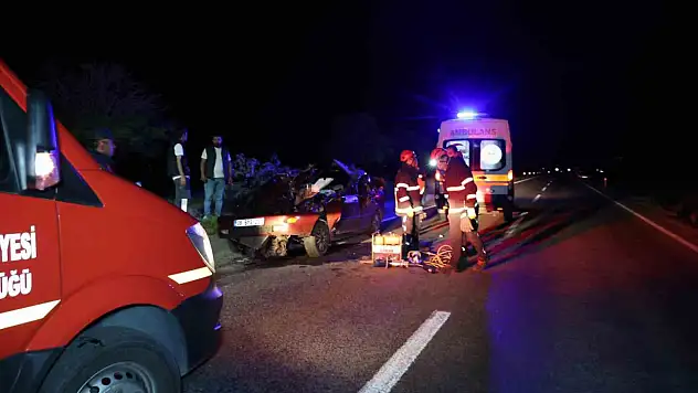 Tırın tamponu ok gibi saplandı: 1 ölü
