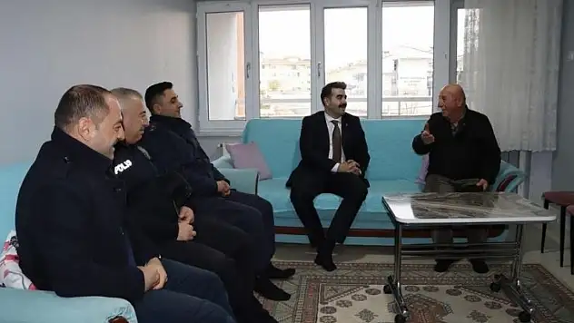 Tomarza'da duygulandıran ziyaret! Kaymakam Eser o kapıyı çaldı