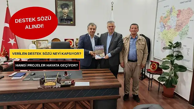 Tomarza'da vatandaşın hayali gerçek oluyor: O mahalle için iki önemli adım!