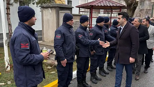 Tomarza Kaymakamı Eser'den güvenlik güçlerine ziyaret