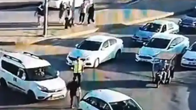 Kahramanmaraş'ta trafikte polise sopayla saldıran şahıs tutuklandı