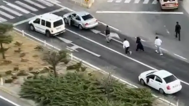 Nevşehir'de yol verme kavgası