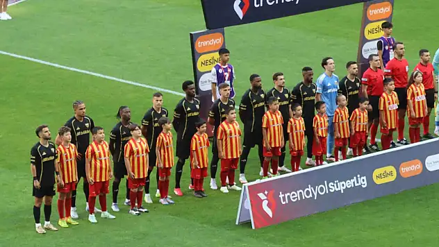 Trendyol Süper Lig'de ilk yarı sona erdi:  Kayserispor: 0 - Göztepe: 0