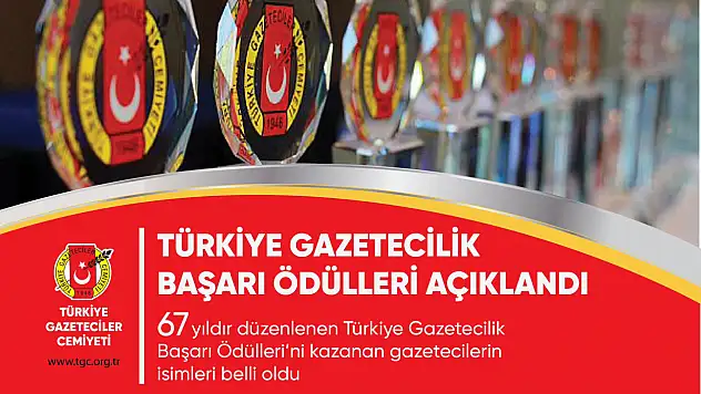 Türkiye Gazeteciler Cemiyeti, 2025 Türkiye Gazetecilik Başarı Ödülleri açıklandı