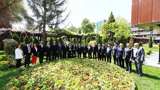 TÜRKONFED heyetinden Büyükkılıç'a ziyaret