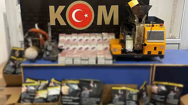 Sivas'ta tütün kaçakçılığı operasyonu gerçekleştirildi