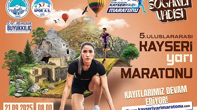 Uluslararası Kayseri Yarı Maratonu heyecanı başlıyor - Parkurlar belli oldu!