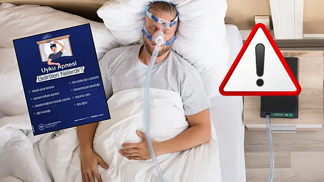 Uyku Apnesi, sağlık için tehdit oluşturuyor!