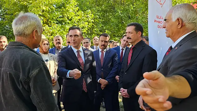 Vali Ahmet Karakaya ceviz hasadına katıldı