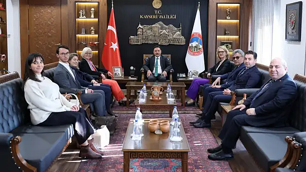 Vali Çiçek, Almanya büyükelçisi ile görüştü