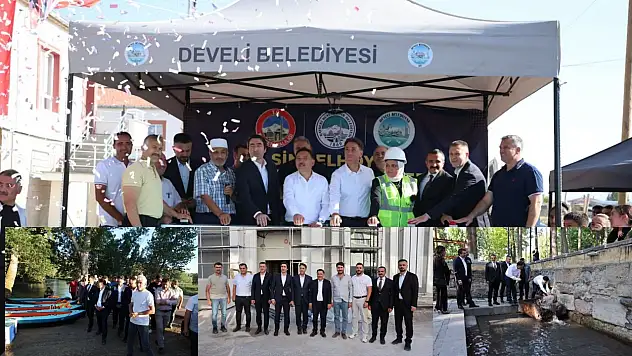 Vali Gökmen Çiçek Develi'de peş peşe düğmeye bastı! İlçede neler değişecek?