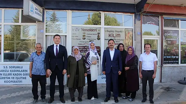 Vali Yardımcısı Ermiş'ten Sarız Kadın Kooperatifi'ne ziyaret