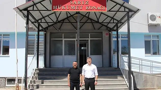 Vali Yardımcısı Tekeş'ten Sarız Hükümet Konağına yakın takip