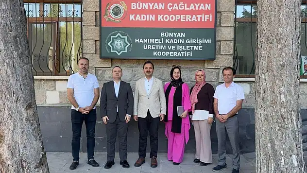 Vali Yardımcısı Turan Ermiş'ten Bünyan kooperatiflerine ziyaret