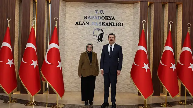 Vekil Böhürler Kapadokya Alan Başkanı Cem Aslanbay'ı ziyaret etti