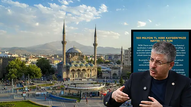 Vekil Çopuroğlu müjdeyi duyurdu: 160 milyon TL Kayseri'mize hayırlı olsun!