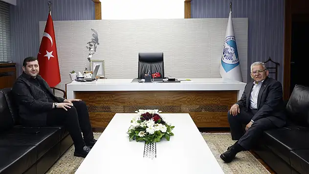 Vekil Ersoy'dan Başkan Büyükkılıç'a  ziyaret: Hangi konular görüşüldü?
