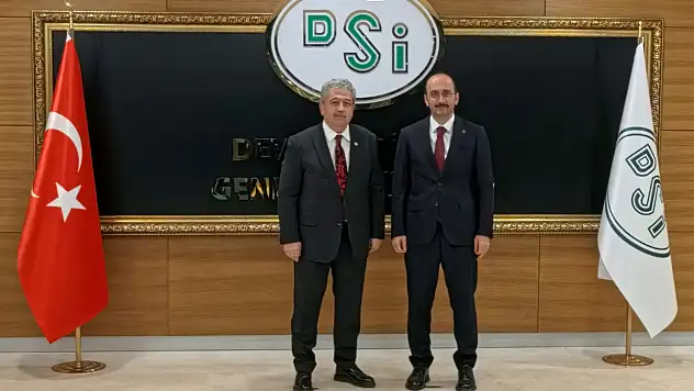 Vekil Özsoy'dan DSİ Genel Müdürü Balta'ya ziyaret