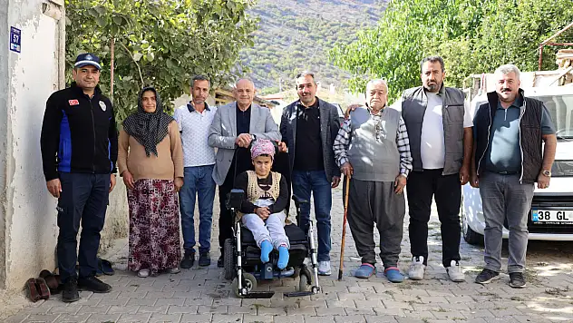 Yahyalı Belediyesi'nden akülü araç desteği!