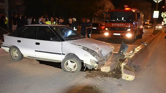 Yahyalı'da trafik kazası: Sürücü yaralandı