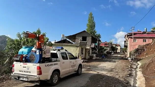 Yahyalı'da yaz alarmı! İlaçlama timi sahada