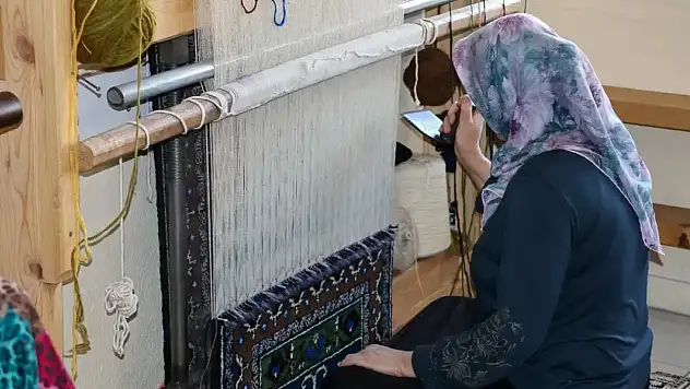 Yahyalı Halısı Dokuma Kursuna yoğun ilgi!