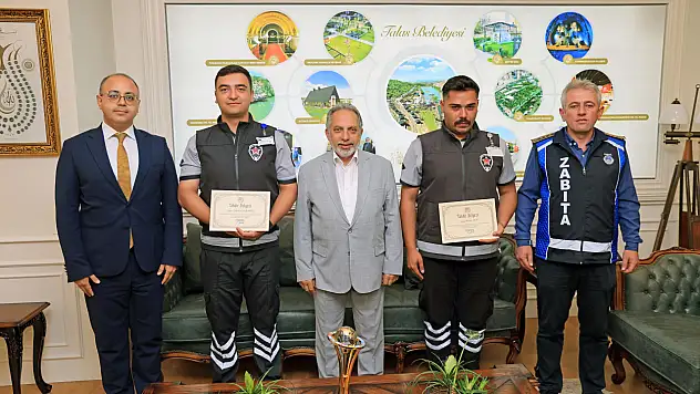 Yalçın'dan güvenlik görevlilerine teşekkür