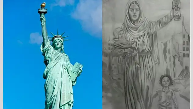 Yeni yüzyılın simgesi Develi'den yükseldi: Filistinli Ana!