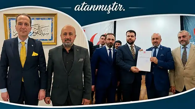 Yeniden Refah Partisi Özvatan yeni ilçe başkanı belli oldu!