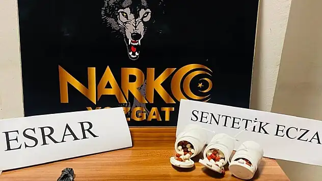 Yozgat'ta çok miktarda uyuşturucu madde ele geçirildi!