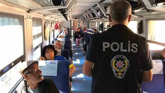 Doğu Ekspresi'nde nefes kesen uygulama! 81 yolcuya GBT yapıldı