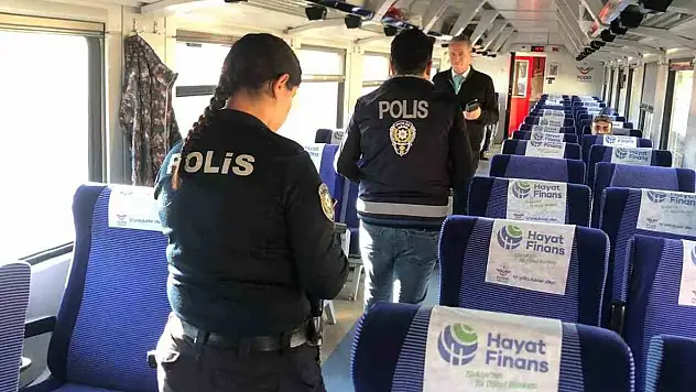 'Huzurlu ve Güvenli Tren Yolculuğu Uygulaması' kapsamında çalışmalar gerçekleştiriliyor