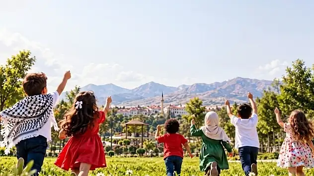 Yeşilhisar'da Gazze'deki çocuklar için anlamlı etkinlik
