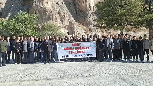 Yeşilhisar'da  öğrenciler İçin ilk gezi rotası Soğanlı oldu