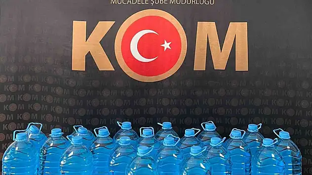 Yozgat'ta operasyon - 160 litre etil alkol ele geçirildi!